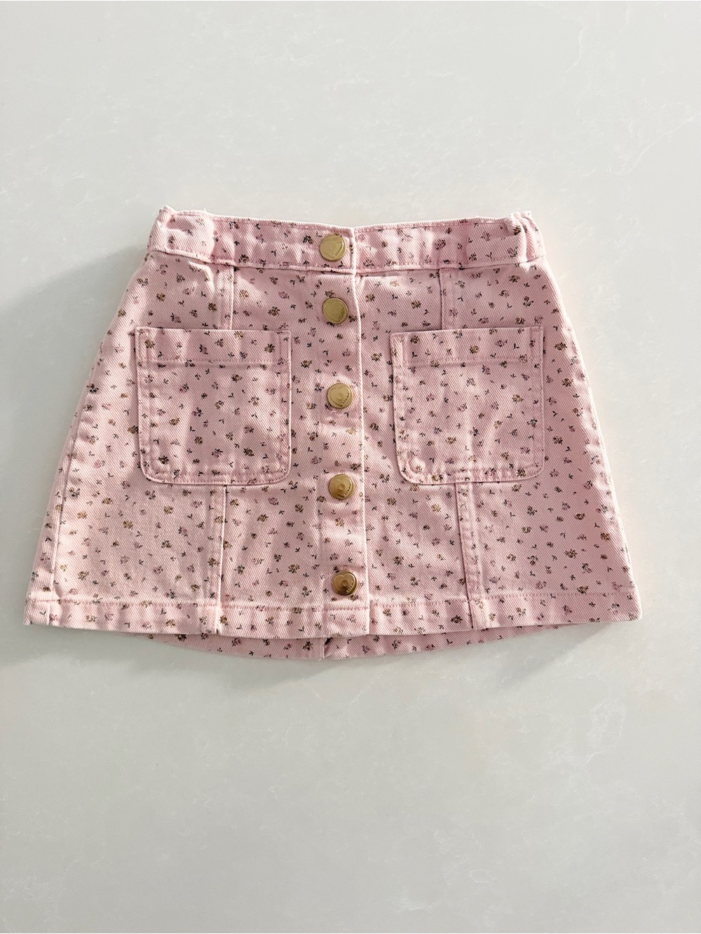 H&M Toddler Girl Pink Floral Skirt • Size 5T